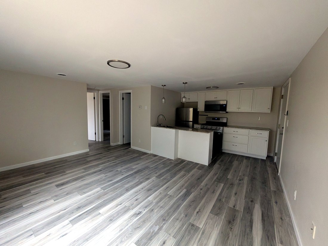 Renovated kitchen at a Totoket Meadows home